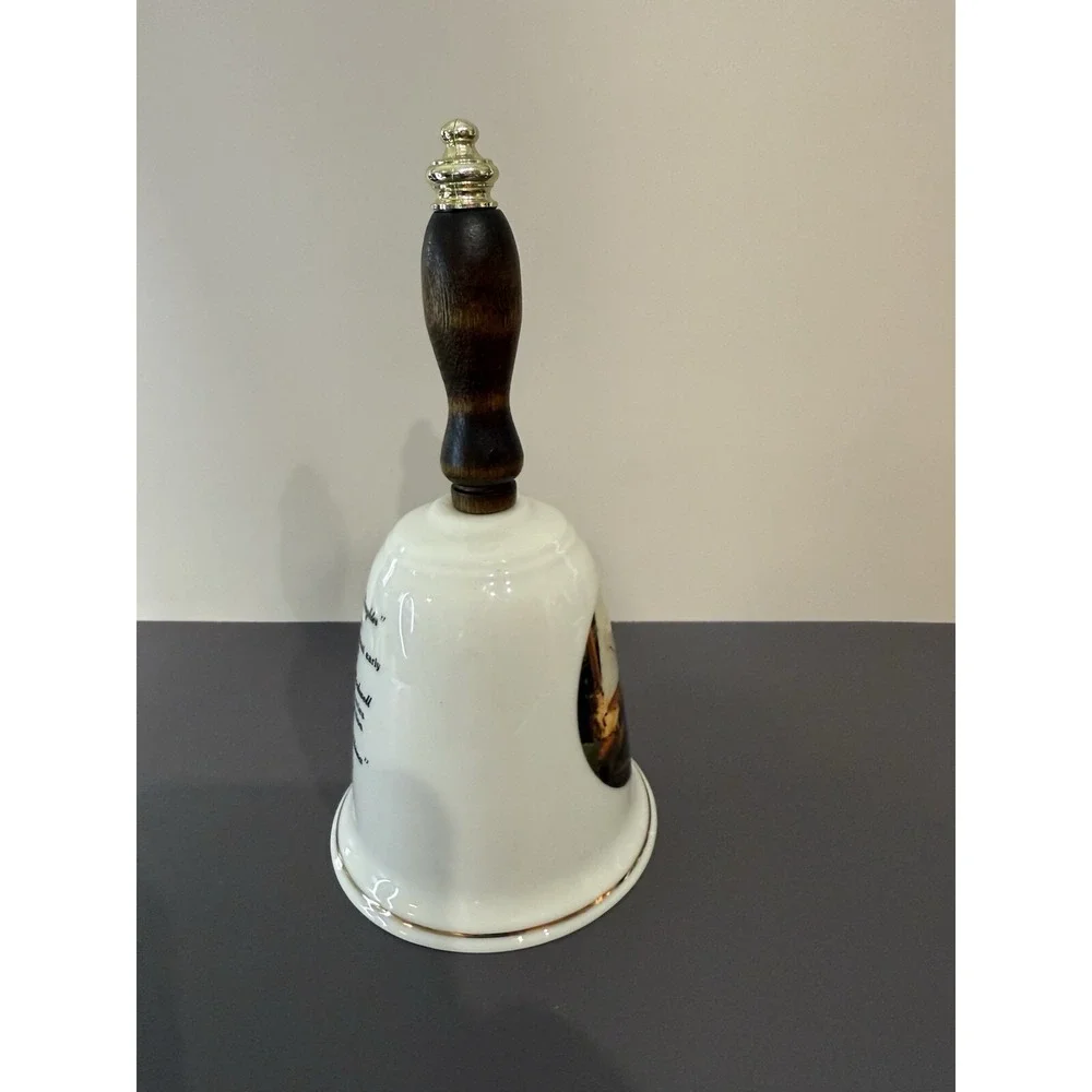 Vintage Norman Rockwell Ceramic Bell 